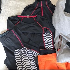 Roxy ski base layer set Small